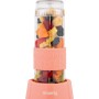 H.Koenig Mini batidora Smoothie maker Compacto 570mL SMOO9 Sin BPA Potente 300W, Batidora de Smoothie 2 Botellas Portátiles, 4