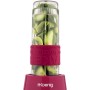 H.Koenig Mini batidora Smoothie maker Compacto 570mL SMOO9 Sin BPA Potente 300W, Batidora de Smoothie 2 Botellas Portátiles, 4