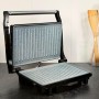 Cecotec Parrilla Eléctrica Rock'Ngrill 1500 Rapid, 1500 W, Revestimiento de Piedra Rockstone, Placa Superior Adaptable en