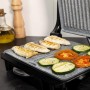 Cecotec Parrilla Eléctrica Rock'Ngrill 1500 Rapid, 1500 W, Revestimiento de Piedra Rockstone, Placa Superior Adaptable en