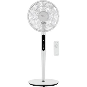 VIOLA Ventilador de Pie Silencioso con Mando a Distancia, Potente Motor Digital de Bajo Consumo de 19W, 7 Aspas Aerodinámicas, 9
