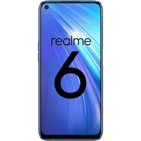 realme 6 – Smartphone de 6.5”, 8 GB RAM + 128 GB ROM, Procesador OctaCore, Cuádruple Cámara AI 64MP, Dual Sim, Color Comet Blue
