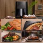 Cecotec Freidora de Aire sin Aceite de 6,5L con Doble Resistencia, Plancha, Grill, Air Fryer Cecofry&Grill Duoheat 6500. 2200W,