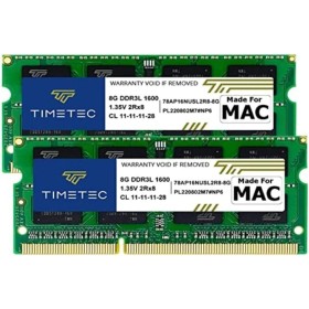 Timetec 16GB Kit(2x8GB) Compatible for Apple DDR3L 1600MHz for Early/Mid/Late Mac Book Pro(2011-2012), iMac(2011-2015), Mac
