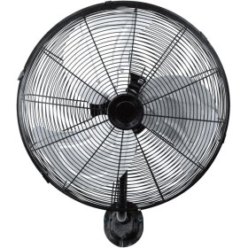 Ventilador de Pared 120W | Ventilador de Pared silencioso diseño Industrial oscilante y orientable Arrecife Ø55 cm Grande