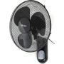 ARDES Ventilador de Pared con 3 Aspas Rotatorias de 40cm Telemando a Distancia Oscilación Automática Temporizador Regulable y 3