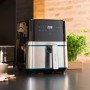 Cecotec Freidora de Aire sin Aceite de 6 L Air Fryer Cecofry Bombastik 6000. 1700 W, Tecnología PerfectCook, Temperatura y