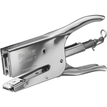 RAPID 10510601 - Tenaza CLASSIC modelo K1 color cromado, Grapas 24/6, 24/8