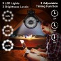 ELZO Ventiladores de sobremesa, Camping USB 12000mAh Silencioso Portátil Personal Recargable Ventilador de Mesa con 3