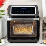 InnovaGoods® Freidora de aire sin Aceite 12L, 1800W con con 8 Accesorios,10 programas, pantalla táctil, temporizador, Horno Aire