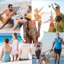 Kfnire Bañadores de natación, Pantalones Cortos de los Hombres de Secado rápido Playa Surf Corriendo Pantalones Cortos de