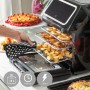 InnovaGoods® Freidora de aire sin Aceite 12L, 1800W con con 8 Accesorios,10 programas, pantalla táctil, temporizador, Horno Aire