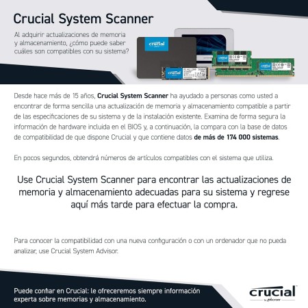 Crucial RAM CT102464BF160B 8 GB DDR3L1600 MHz CL11 Memoria Portátil