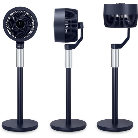 Ufesa 3D70 Ventilador Circulador de Aire con Oscilación 3D 360º, Multidireccional, 70W, 3 Velocidades, 3 Modos, 1m Altura,