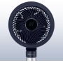 Ufesa 3D70 Ventilador Circulador de Aire con Oscilación 3D 360º, Multidireccional, 70W, 3 Velocidades, 3 Modos, 1m Altura,