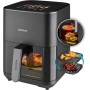 Cecotec Freidora de Aire sin Aceite de 6,5L con Doble Resistencia, Plancha, Grill, Air Fryer Cecofry&Grill Duoheat 6500. 2200W,