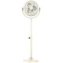 Cecotec Ventilador de Pie Retro EnergySilence 250 ClassicStyle Pink. 25W, Diámetro de 10", 3 Aspas Aerodinámicas, Inclinación