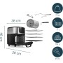 Princess Freidora sin Aceite y Horno de Aire Caliente con Cesta Giratoria – 11 litros – Multifunción – Accesorios Incluidos – 10