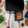 Russell Hobbs freidora de aire, freidora sin aceite, doble cesta 9 l, Air Fryer, ruido reducido, 9 programas, Rapid Air, máx.