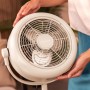 Cecotec Ventilador de Pie Retro EnergySilence 250 ClassicStyle Green. 25W, Diámetro de 10", 3 Aspas Aerodinámicas, Inclinación