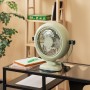 Cecotec Ventilador de Pie Retro EnergySilence 250 ClassicStyle Green. 25W, Diámetro de 10", 3 Aspas Aerodinámicas, Inclinación