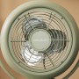 Cecotec Ventilador de Pie Retro EnergySilence 250 ClassicStyle Green. 25W, Diámetro de 10", 3 Aspas Aerodinámicas, Inclinación