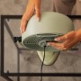 Cecotec Ventilador de Pie Retro EnergySilence 250 ClassicStyle Green. 25W, Diámetro de 10", 3 Aspas Aerodinámicas, Inclinación
