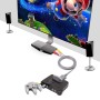 AUTOUTLET Cable De AV Wii U / 6 pies Will, 1.8M Composite Retro 3 RCA Plateado en Oro Cable Estándar de Audio y Video AV para