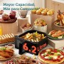 Cosori Freidora de Aire 5.5L Interior Metálico Real, Air Fryer Diseño Antióxido, Tecnología Calefacción Uniforme, 100 Recetas,