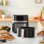Russell Hobbs freidora de aire, freidora sin aceite de 4.3 l, Air Fryer, 9 programas, máx. 200 °C, Rapid Air, táctil, asar,