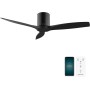 Cecotec Ventilador de Techo con Luz y Wifi EnergySilence Aero 5600 Black Aqua Connected. 40 W, 52” con 3 Aspas, Mando a
