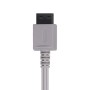 AUTOUTLET Cable De AV Wii U / 6 pies Will, 1.8M Composite Retro 3 RCA Plateado en Oro Cable Estándar de Audio y Video AV para