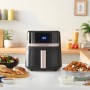 Russell Hobbs freidora de aire, freidora sin aceite de 4.3 l, Air Fryer, 9 programas, máx. 200 °C, Rapid Air, táctil, asar,