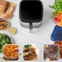 Russell Hobbs freidora de aire, freidora sin aceite de 4.3 l, Air Fryer, 9 programas, máx. 200 °C, Rapid Air, táctil, asar,