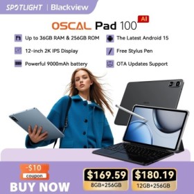 Estreno mundial Blackview OSCAL PAD 100 Tablet PC 12 ''2K FHD+ Pantall