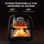 Midea Heißluftfritteuse 2L Freidora de aire de 1150 W, Frittieren ohne Cerveza, HeißlufFritteusen, Automatische Abschalt