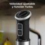 Cecotec Batidora de mano Power TitanBlack 1200 XL. 1200 W, Tecnología CrossBlades con cuchillas de 4 hojas, Pie XL, Campana