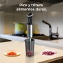 Cecotec Batidora de mano Power TitanBlack 1200 XL. 1200 W, Tecnología CrossBlades con cuchillas de 4 hojas, Pie XL, Campana