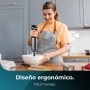 Cecotec Batidora de mano Power TitanBlack 1200 XL. 1200 W, Tecnología CrossBlades con cuchillas de 4 hojas, Pie XL, Campana