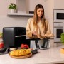 Cecotec Freidora de Aire sin Aceite - 9L Divisible en 2 - Air Fryer Cecofry Dual 9000. 2850W, Dietética y Digital, Panel Táctil,