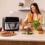 Cecotec Freidora de Aire sin Aceite - 9L Divisible en 2 - Air Fryer Cecofry Dual 9000. 2850W, Dietética y Digital, Panel Táctil,