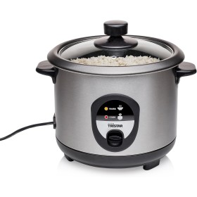 Tristar RK-6126 Arrocera, Capacidad 1 litro, Función para Mantener el Calor, Apagado Automático, Incluye Taza Medidora, Espátula