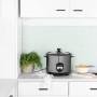 Tristar RK-6126 Arrocera, Capacidad 1 litro, Función para Mantener el Calor, Apagado Automático, Incluye Taza Medidora, Espátula