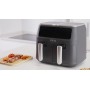 EVVO Freidora Aire Sin Aceite de 6L, 1700W, Recipiente Antiadherente, Tecnología Dual Cyclone, Multifunción, Hornea, Deshidrata,