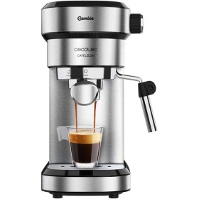 Cecotec Cafetera Express Cafelizzia 790 Steel para Espressos y Cappuccinos. 1350 W, Brazo portafiltros con Doble Salida y Dos