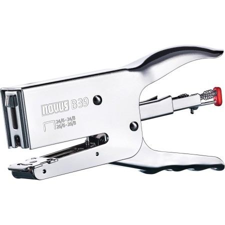 Grapadora Novus Novus B 39 Chrome Gris Plateado