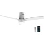 Cecotec Ventilador de Techo con Luz y Wifi EnergySilence Aero 5600 Black Aqua Connected. 40 W, 52” con 3 Aspas, Mando a