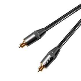 Oluote Cable de Audio óptico , Cable Toslink, Carcasa de Aluminio, Cable óptico Digital con Conector Chapado en Oro Para Barra