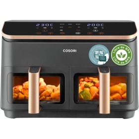Cosori Freidora de Aire Grande con Doble Cesta 8,5L Air Fryer, Alta Pontencia y Velocidad, Max 8-10 Personas, 10 Funciones,