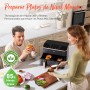 Cosori Freidora de Aire Grande con Doble Cesta 8,5L Air Fryer, Alta Pontencia y Velocidad, Max 8-10 Personas, 10 Funciones,